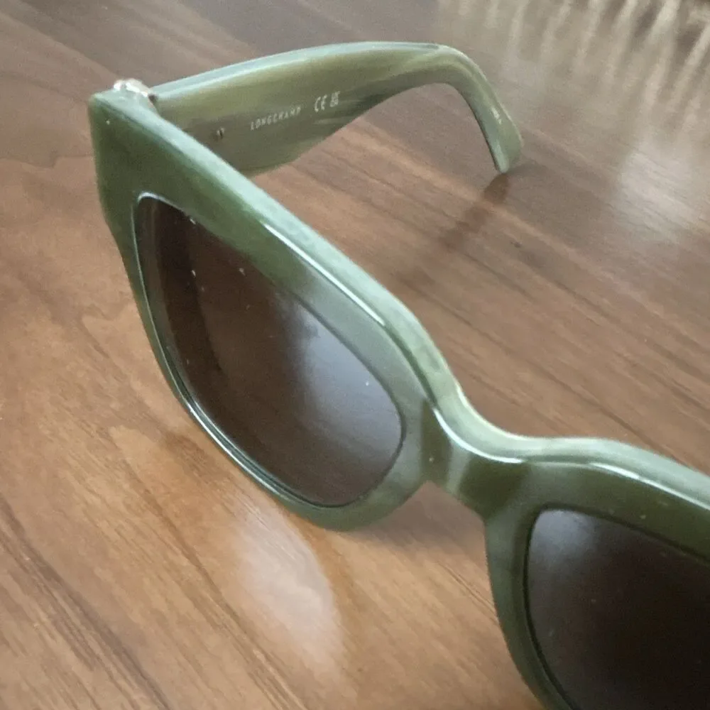 Longchamp LO745S  Size 53-17 with case green Lens with prescription pre owned